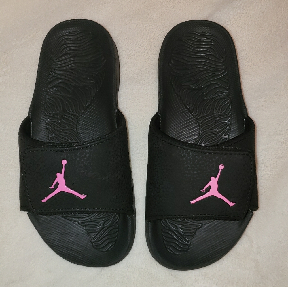 Girls jordan slides size 2y